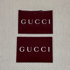 Gucci Burgundy Envelopes